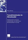 E-Book (pdf) Transaktionskosten im Aktienhandel von Philip Böhme