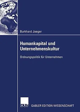 E-Book (pdf) Humankapital und Unternehmenskultur von Burkhard Jaeger
