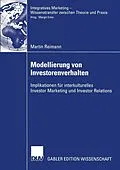 E-Book (pdf) Modellierung von Investorenverhalten von Martin Reimann