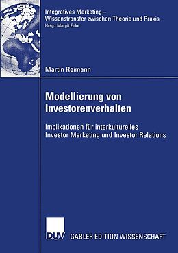 E-Book (pdf) Modellierung von Investorenverhalten von Martin Reimann