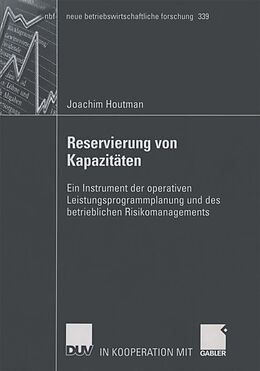 E-Book (pdf) Reservierung von Kapazitäten von Joachim Houtman
