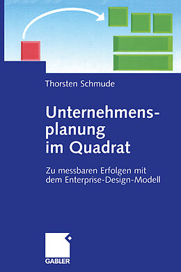 Kartonierter Einband Unternehmensplanung im Quadrat von Thorsten Schmude