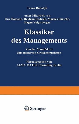 E-Book (pdf) Klassiker des Managements von Franz Rudolph