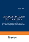 E-Book (pdf) Erfolgsstrategien für Zulieferer von Robert Fieten