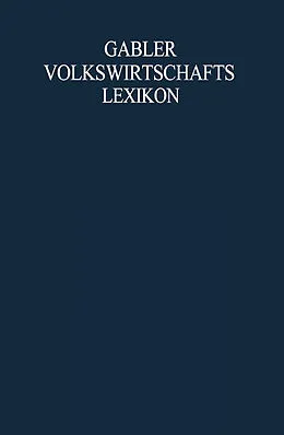 E-Book (pdf) Gabler Volkswirtschafts Lexikon von Ute Arentzen, Heiner Brockmann, Heike Schule