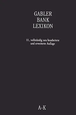 E-Book (pdf) Gabler Bank Lexikon von Wolfgang Grill