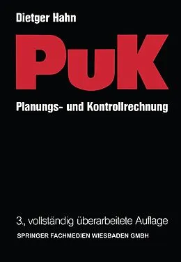 E-Book (pdf) Planungs- und Kontrollrechnung  PuK von Dietger Hahn