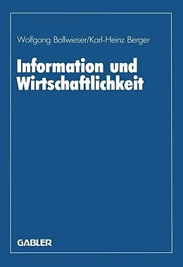 E-Book (pdf) Information und Wirtschaftlichkeit von Wolfgang Ballwieser