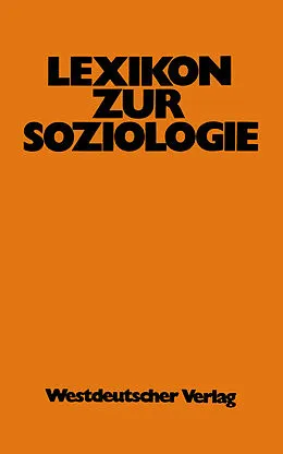 E-Book (pdf) Lexikon zur Soziologie von Werner Fuchs-Heinritz