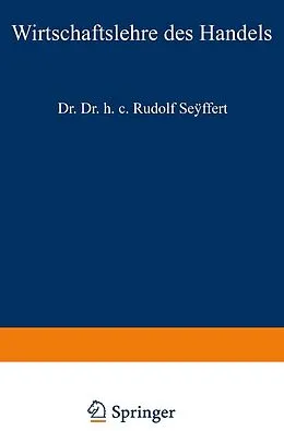 E-Book (pdf) Wirtschaftslehre des Handels von Rudolf Seyffert