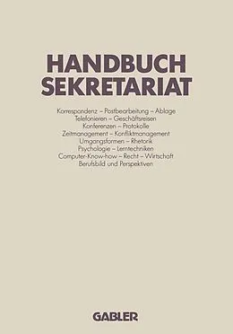 E-Book (pdf) Handbuch Sekretariat von Gisela Böhme, Annelore Schliz, Gabriele Pelzer