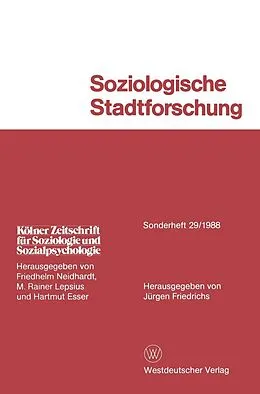 E-Book (pdf) Soziologische Stadtforschung von Jürgen Friedrichs