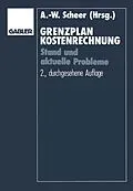 E-Book (pdf) Grenzplankostenrechnung von August-Wilhelm Scheer, Hans Georg Plaut