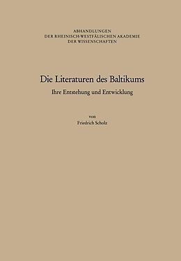 E-Book (pdf) Die Literaturen des Baltikums von Friedrich Scholz