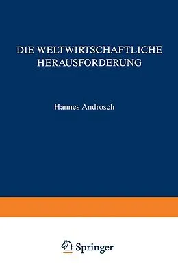 E-Book (pdf) Die Weltwirtschaftliche Herausforderung von Hannes Androsch