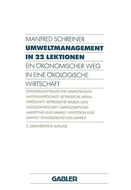 E-Book (pdf) Umweltmanagement in 22 Lektionen von Manfred Schreiner
