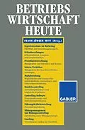 E-Book (pdf) Betriebswirtschaft Heute von Frank-Jürgen Witt