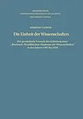 E-Book (pdf) Die Einheit der Wissenschaften von Herbert Lepper