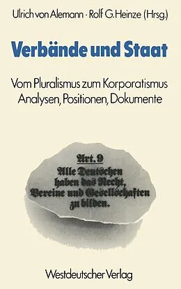 E-Book (pdf) Verbände und Staat von Ulrich von Alemann