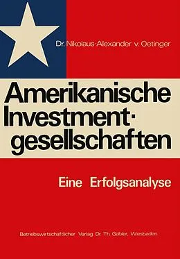 E-Book (pdf) Amerikanische Investmentgesellschaften von Nikolaus-Alexander von Oetinger