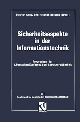 E-Book (pdf) Sicherheitsaspekte in der Informationstechnik von Dietrich Cerny
