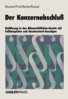 E-Book (pdf) Der Konzernabschluß von Gerhard Brackert