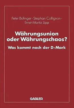 E-Book (pdf) Währungsunion oder Währungschaos? von Peter Bofinger