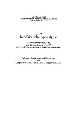E-Book (pdf) Eine Buddhistische Apokalypse von Shimin Geng