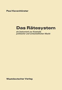 E-Book (pdf) Das Rätesystem von Paul Kevenhörster