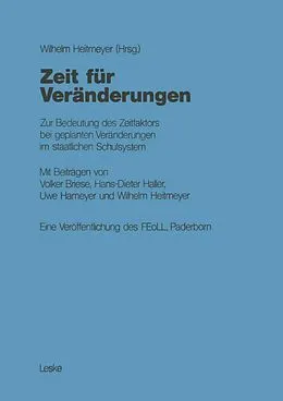 E-Book (pdf) Zeit für Veränderungen von Wilhelm Heitmeyer, Volker Briese