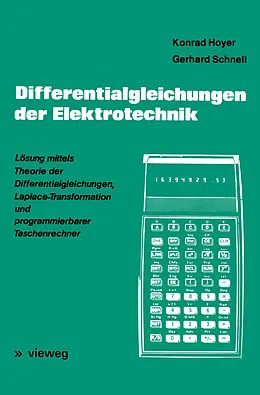 E-Book (pdf) Differentialgleichungen der Elektrotechnik von Konrad Hoyer, Gerhard Schnell