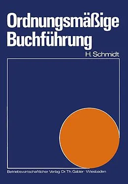 E-Book (pdf) Ordnungsmäßige Buchführung von Harald Schmidt