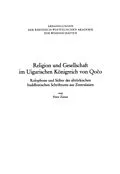 E-Book (pdf) Religion und Gesellschaft im Uigurischen Königreich von Qoo von Peter Zieme