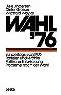E-Book (pdf) Wahl 76 von Uwe Andersen, Dieter Grosser, Wichard Woyke