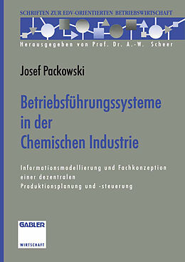 Kartonierter Einband Betriebsführungssysteme in der Chemischen Industrie von Josef Packowski