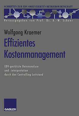 Kartonierter Einband Effizientes Kostenmanagement von Wolfgang Kraemer