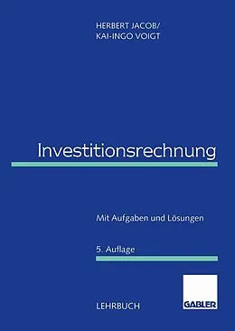 E-Book (pdf) Investitionsrechnung von Herbert Jacob, Kai-Ingo Voigt