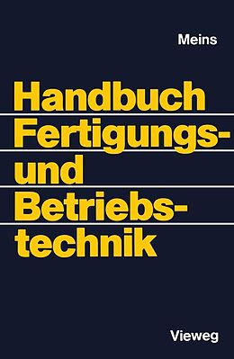 E-Book (pdf) Handbuch Fertigungs- und Betriebstechnik von 