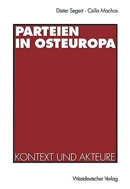 E-Book (pdf) Parteien in Osteuropa von Dieter Segert, Csilla Machos