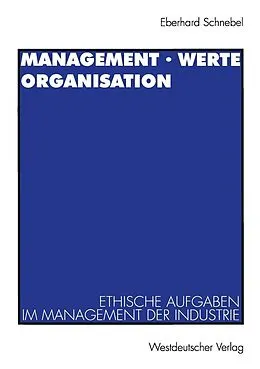 E-Book (pdf) Management · Werte Organisation von Eberhard Schnebel