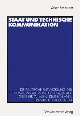 E-Book (pdf) Staat und technische Kommunikation von Volker Schneider