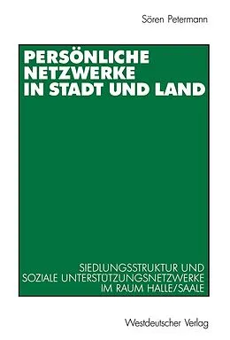 E-Book (pdf) Persönliche Netzwerke in Stadt und Land von Sören Petermann