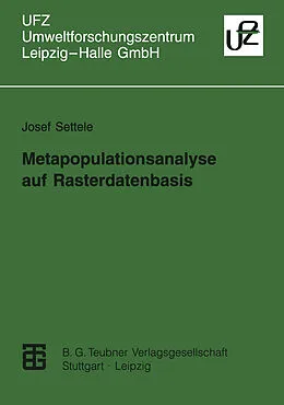 E-Book (pdf) Metapopulationsanalyse auf Rasterdatenbasis von Josef Settele