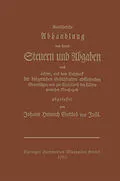 E-Book (pdf) Ausführliche Abhandlung von denen Steuern und Abgaben von Johann Heinrich Gottlob