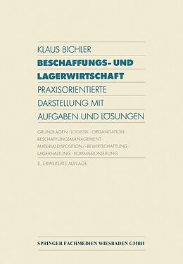 E-Book (pdf) Beschaffungs- und Lagerwirtschaft von Klaus Bichler