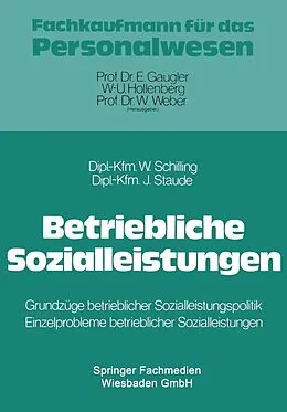 E-Book (pdf) Betriebliche Sozialleistungen von Walter Schilling
