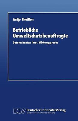 E-Book (pdf) Betriebliche Umweltschutzbeauftragte von Antje Theissen