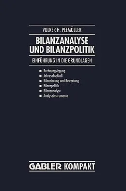 E-Book (pdf) Bilanzanalyse und Bilanzpolitik von Volker H. Peemöller