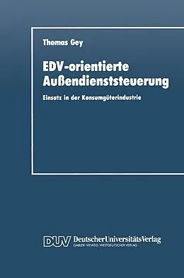 E-Book (pdf) EDV-orientierte Außendienststeuerung von Thomas Gey