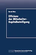 E-Book (pdf) Effizienz der Mitarbeiter-Kapitalbeteiligung von Bernd Mez